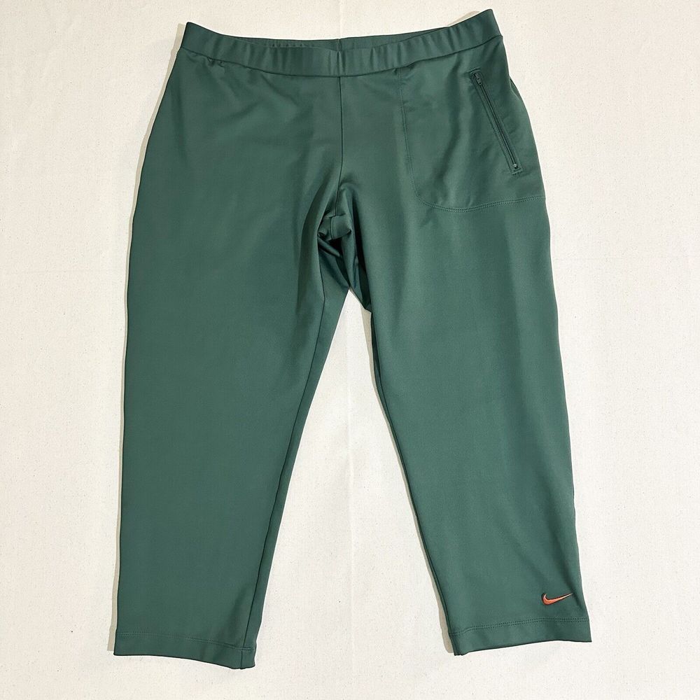 University Of Miami Women’s Size X-Large Nike Capri Pants Green